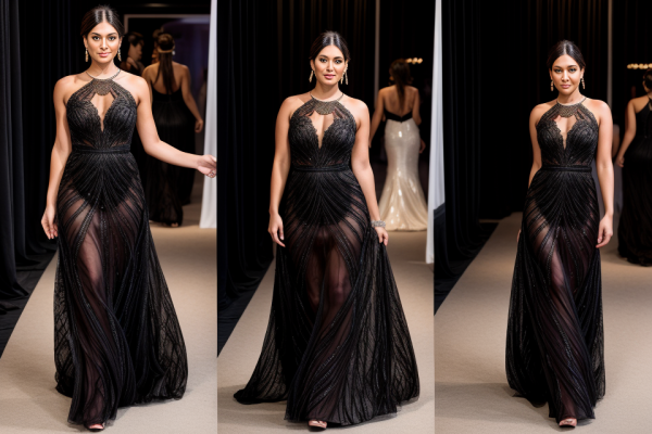 Elevating the Essential: Transforming a Plain Black Dress for a Formal Event